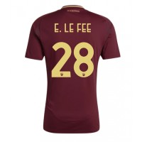 Dres AS Roma Enzo Le Fee #28 Domáci 2024-25 Krátky Rukáv